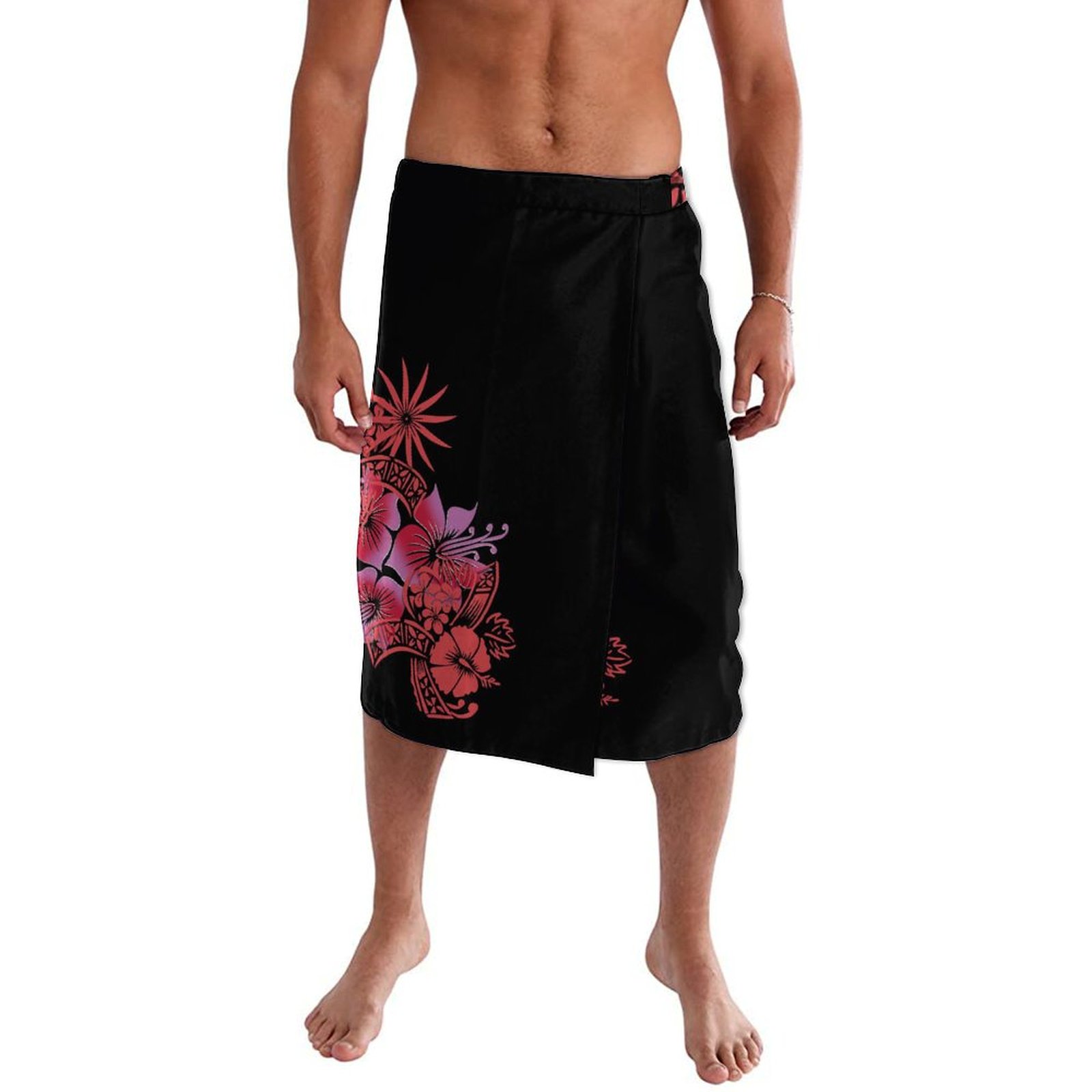 Sarong Men Wrap - Hawaii Etnik Tarzı Erkek Şal Elbise