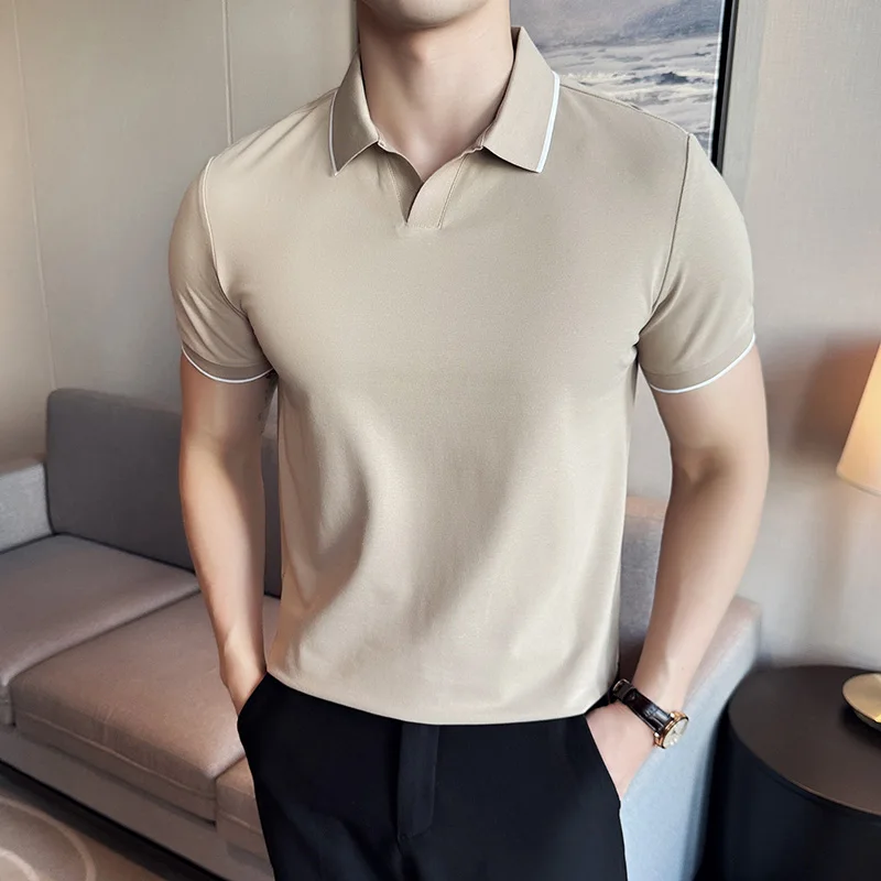 Polo Shirt Pique - Erkekler Polo GÖMLEK Yaz Hafif Ince