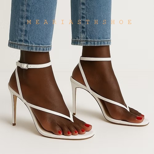 Bej Siyah Çapraz Askılı Parmak - Casual Sandal Leather incelemesi ve fiyatı